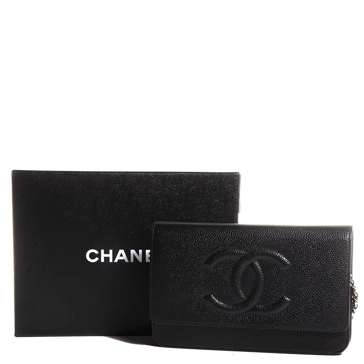 Caviar Timeless CC Wallet on Chain WOC Black