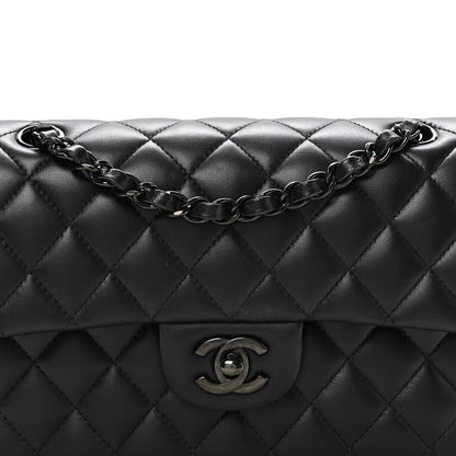 Chanel Lambskin Quilted Small Double Flap So Black 8 of 11