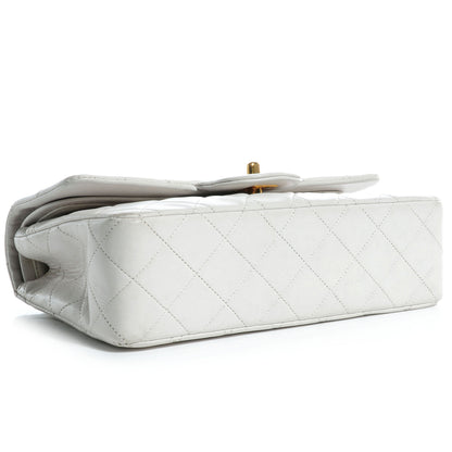 Chanel Lambskin Quilted Small Double Flap White 4 of 8