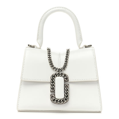 Marc Jacobs Calfskin Mini Saint Marc Top Handle White 1 of 11