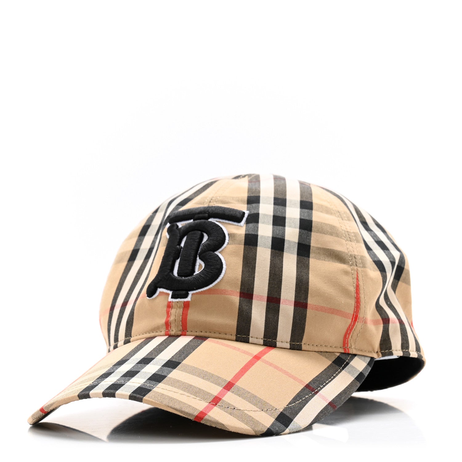 Burberry Cotton Vintage Check Monogram Baseball Hat S Archive Beige 1 of 10