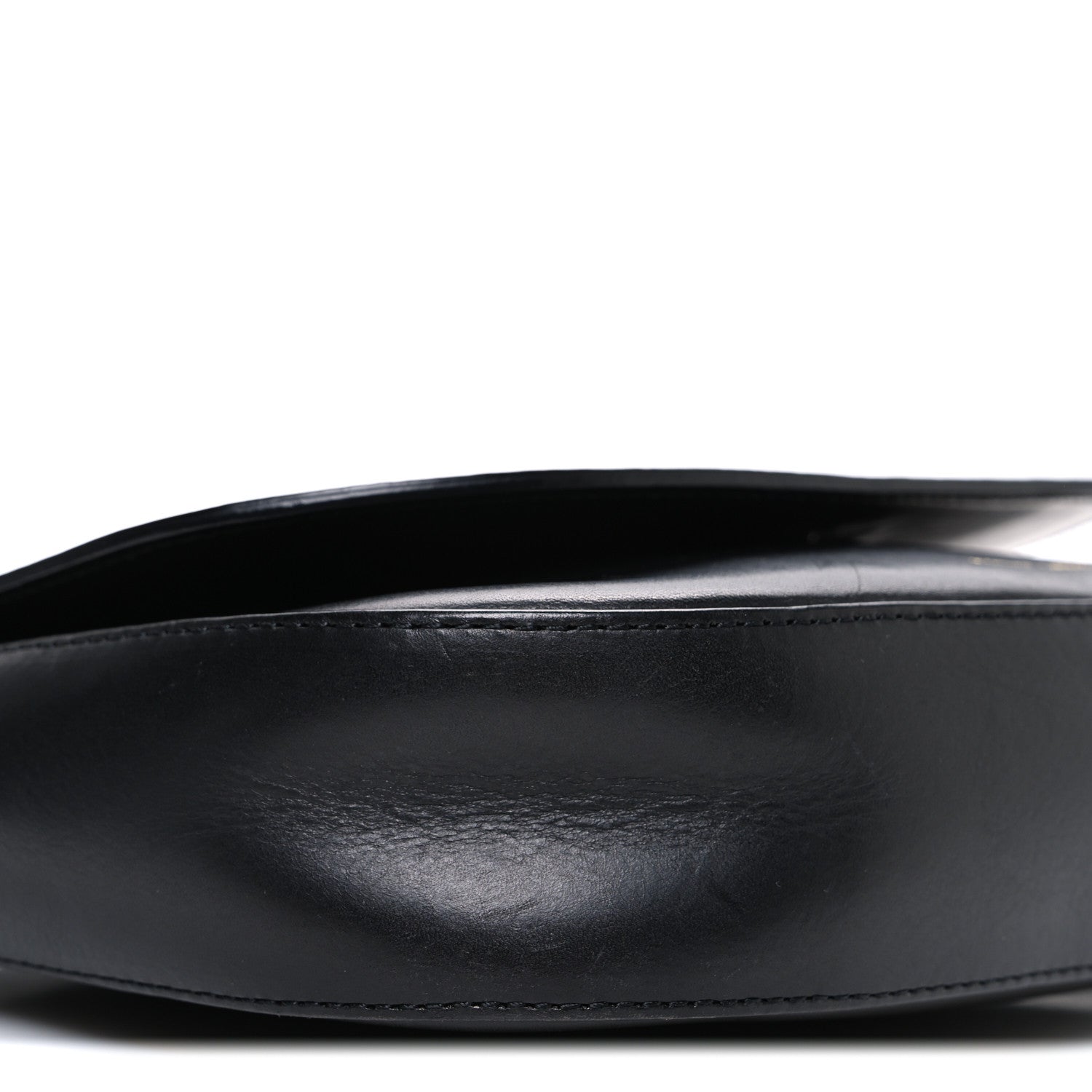 Mansur Gavriel Calfskin Flap Crossbody Bag Black 8 of 10