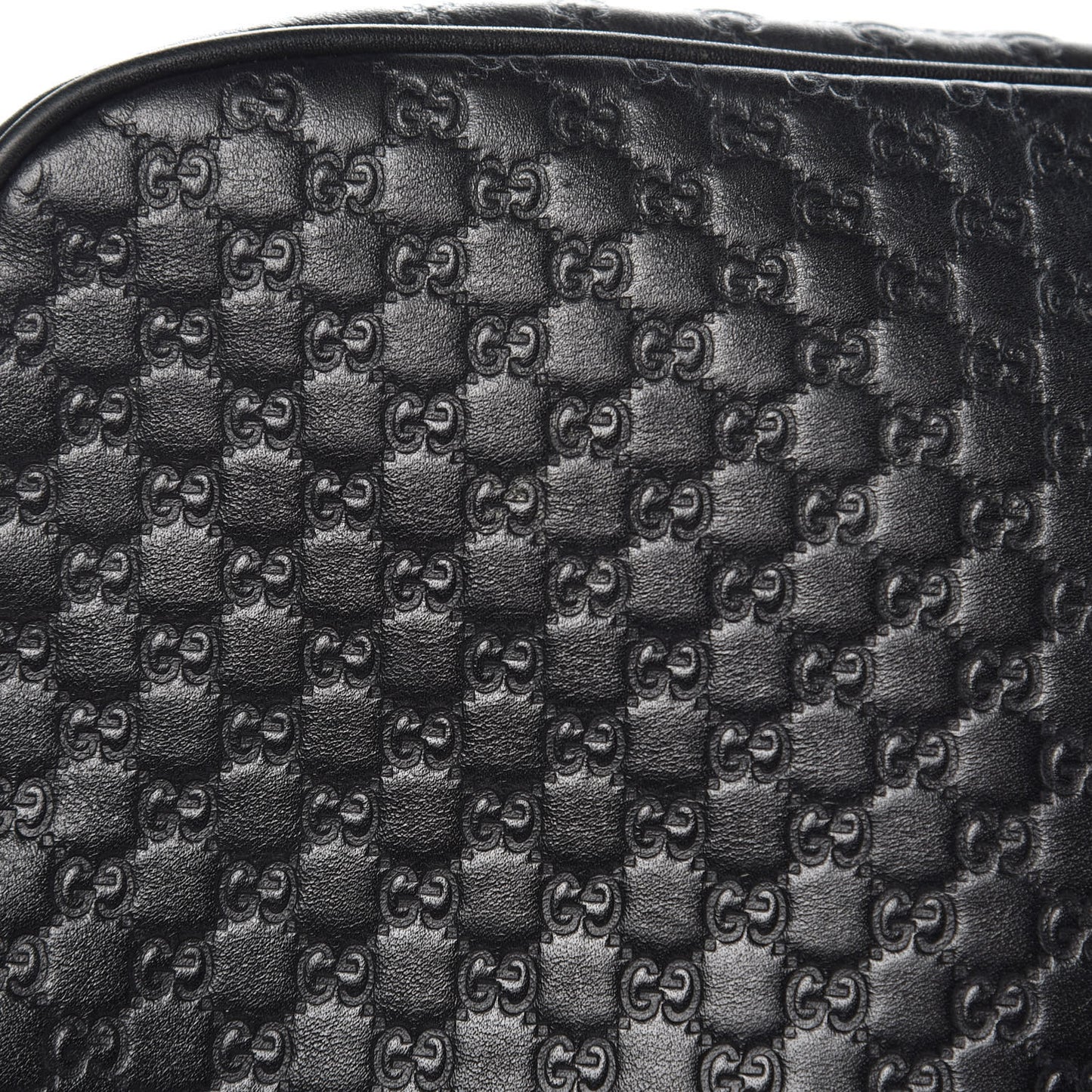 Microguccissima Mini Bree Messenger Bag Black