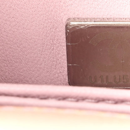 Chanel Iridescent Caviar Quilted Extra Mini Coco Handle Flap Light Pink 7 of 11