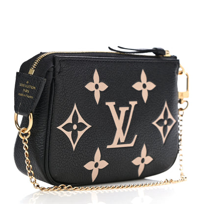 Louis Vuitton Empreinte Monogram Giant Mini Pochette Accessories Black 3 of 10