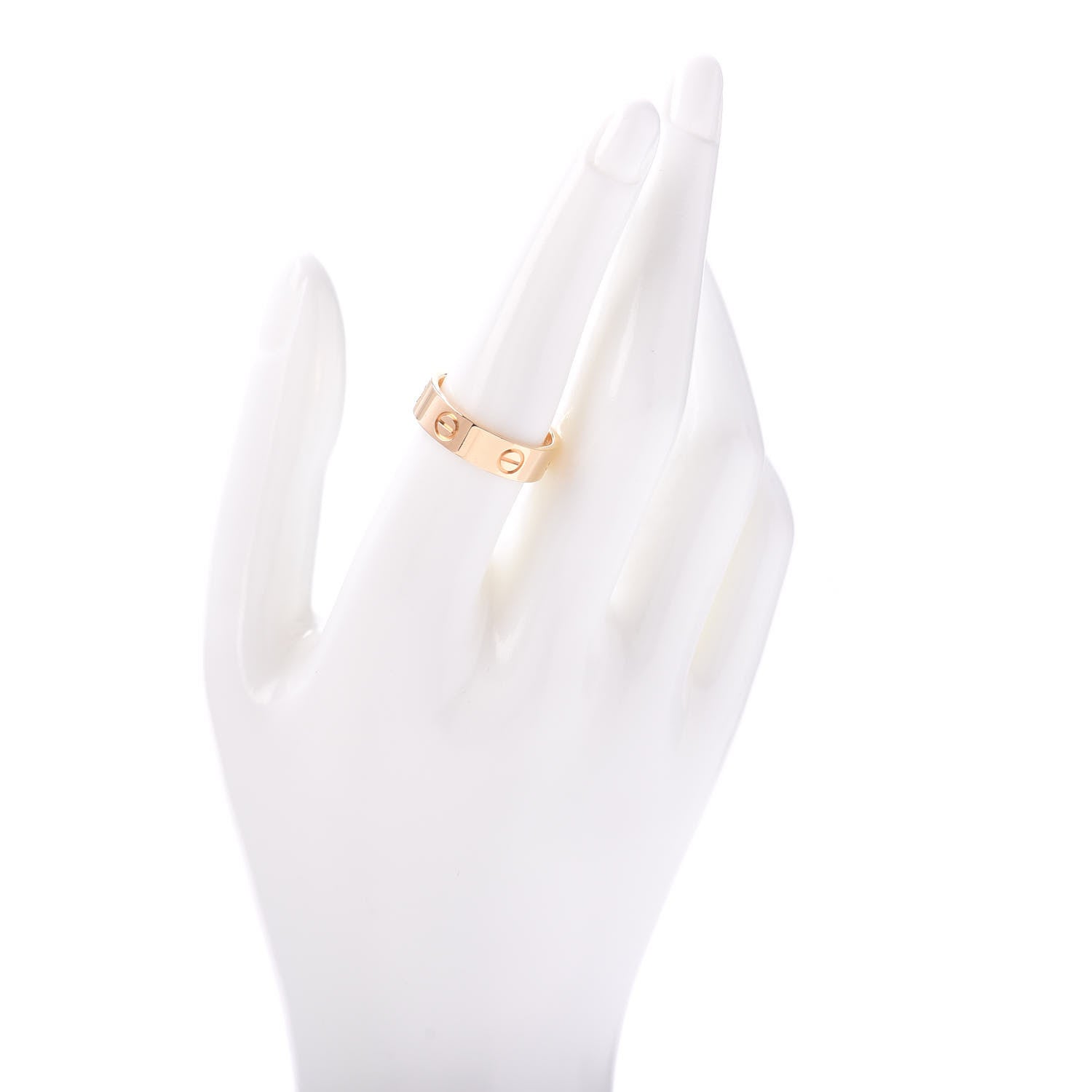 Cartier 18K Yellow Gold 5.5mm LOVE Ring 56 7.75 2 of 5