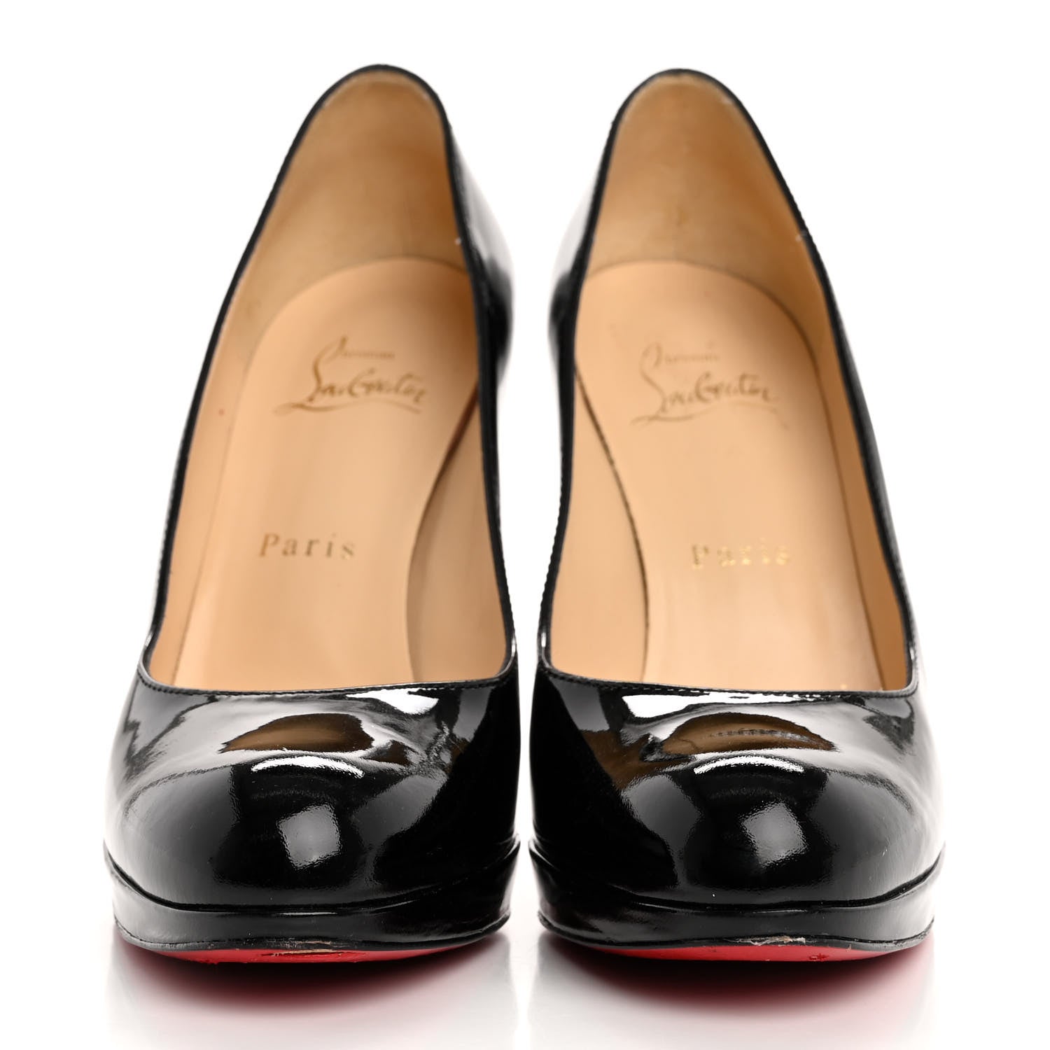 Christian Louboutin Patent Dolly 85 Pumps 37.5 Black 3 of 11