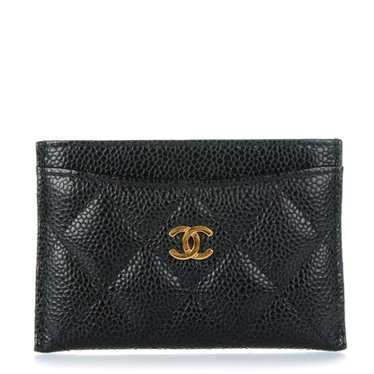 Chanel Caviar Quilted Card Holder Black 1 of 8