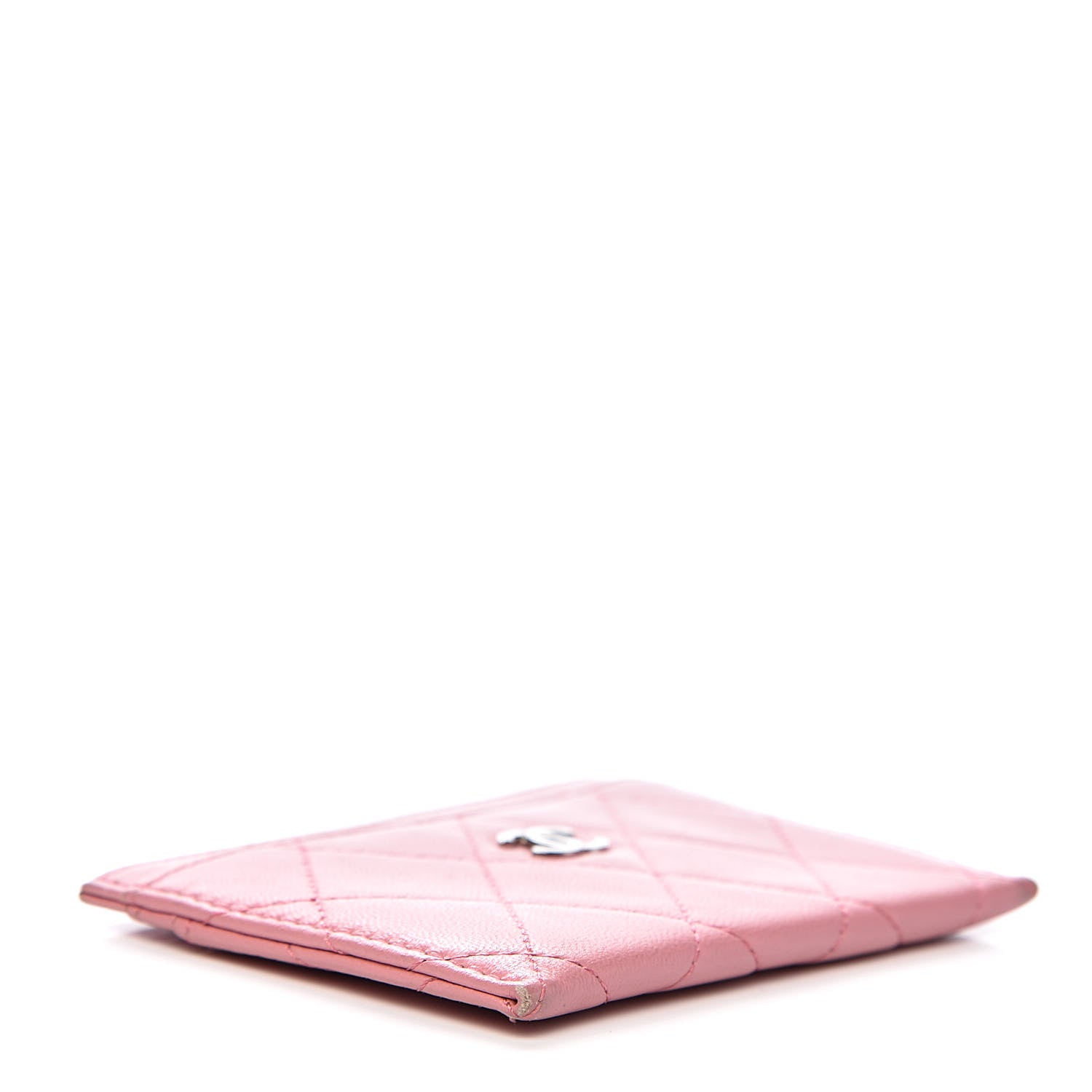 Chanel Lambskin Quilted Card Holder Pink 4 of 13