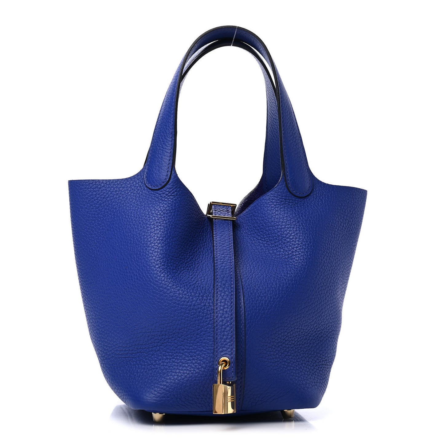 Taurillon Clemence Picotin Lock 18 PM Bleu Electrique