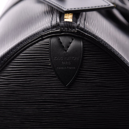 Louis Vuitton Epi Keepall 45 Black 9 of 10