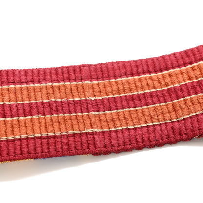 Valentino Garavani Canvas Native Couture 1975 Embroidered Rockstud Guitar Strap Multicolor 4 of 7