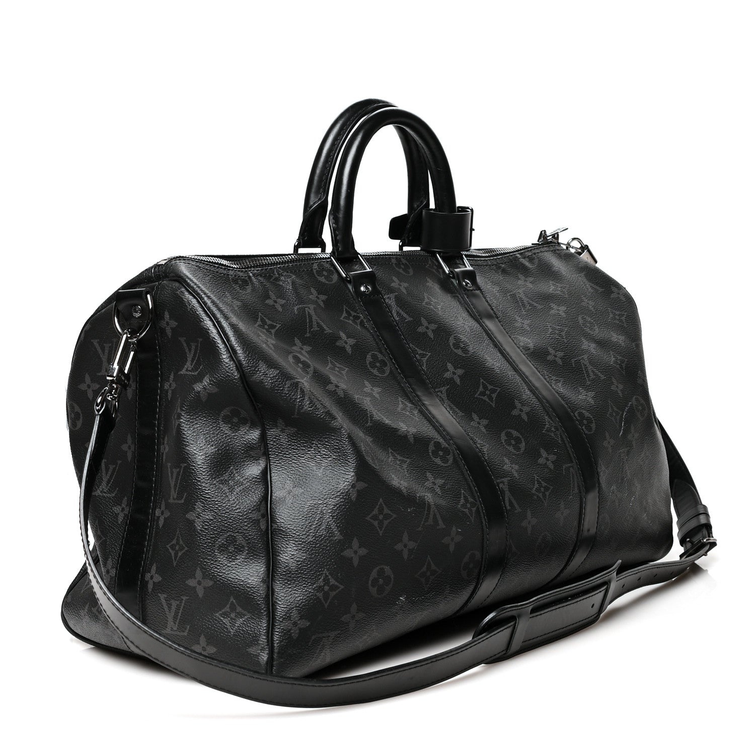 Louis Vuitton Monogram Eclipse Keepall Bandouliere 45 3 of 14