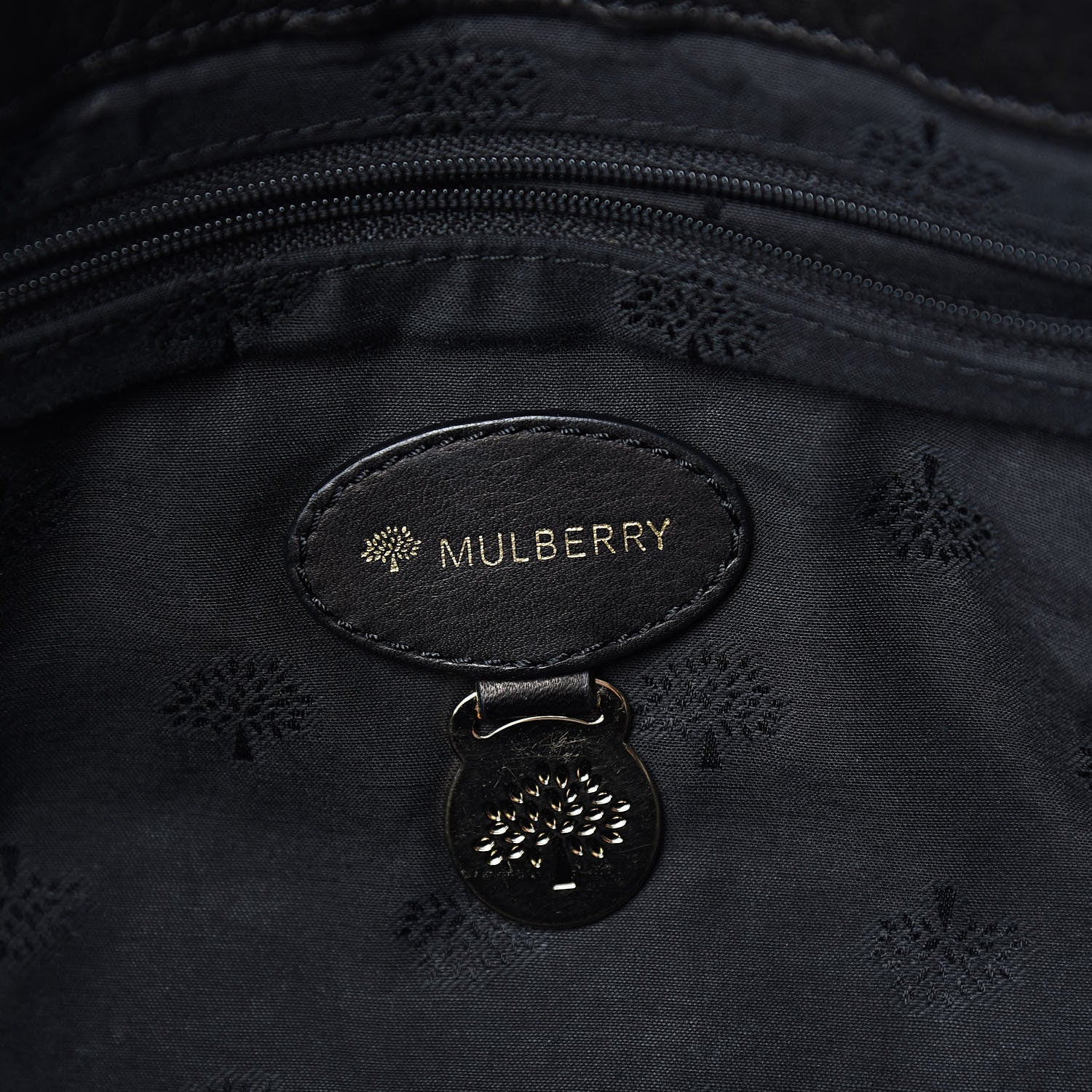 Mulberry Soft Grain Calfskin Tillie Satchel Black 6 of 10