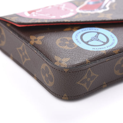 Louis Vuitton Monogram World Tour Pochette Felicie 10 of 11