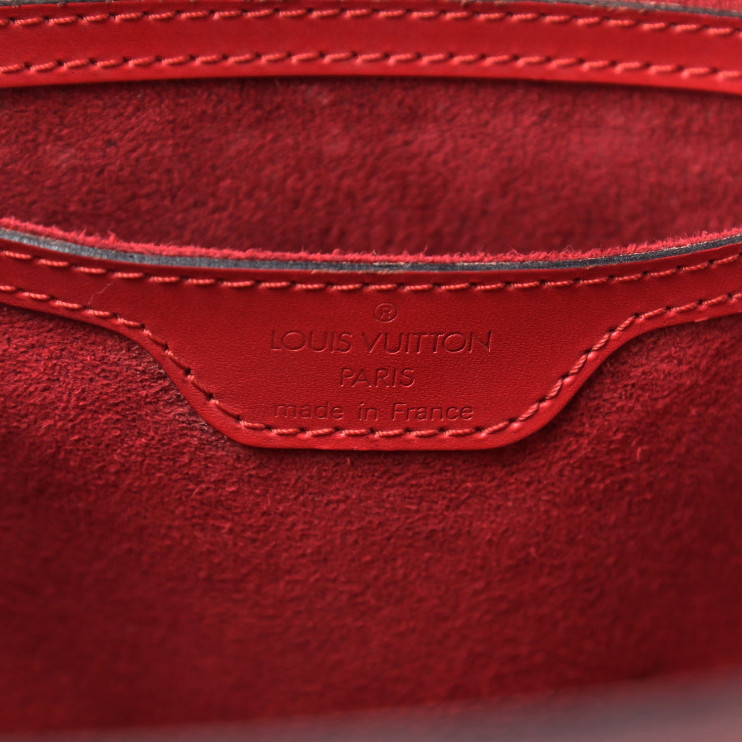 Louis Vuitton Epi Saint Jacques PM Castillan Red 6 of 14