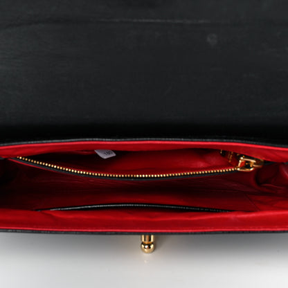 Prada Vernice Saffiano Clutch Black 5 of 13