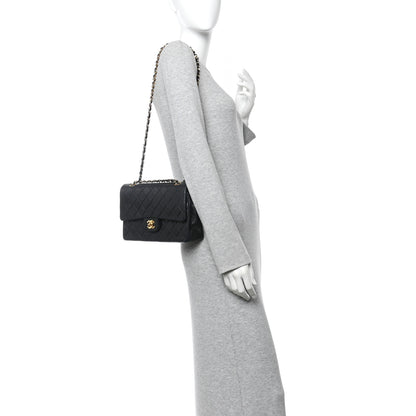 Chanel Lambskin Quilted Medium Double Flap Black 2 of 11