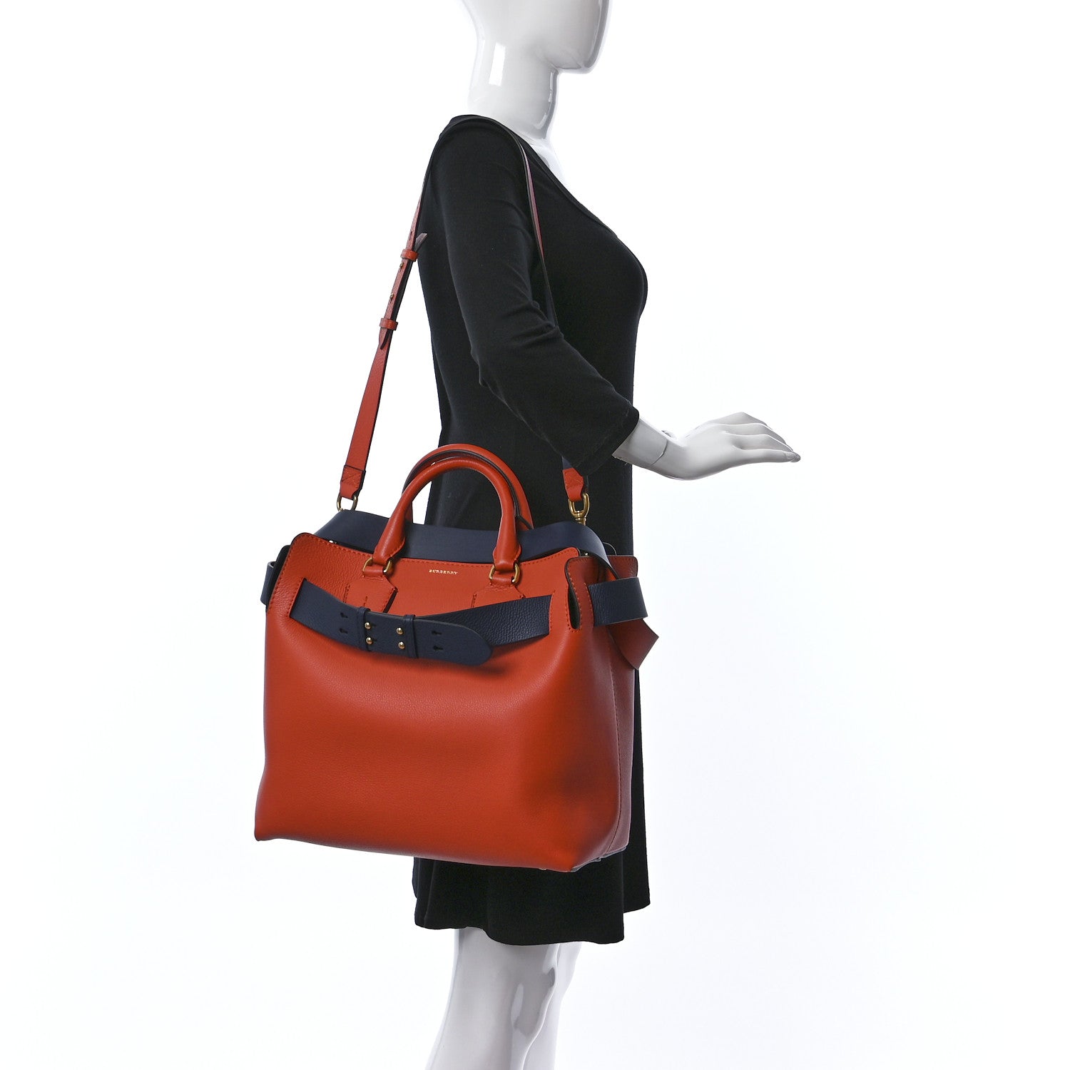 Burberry Soft Grain Calfskin Medium Belt Bag Clementine 2 of 8