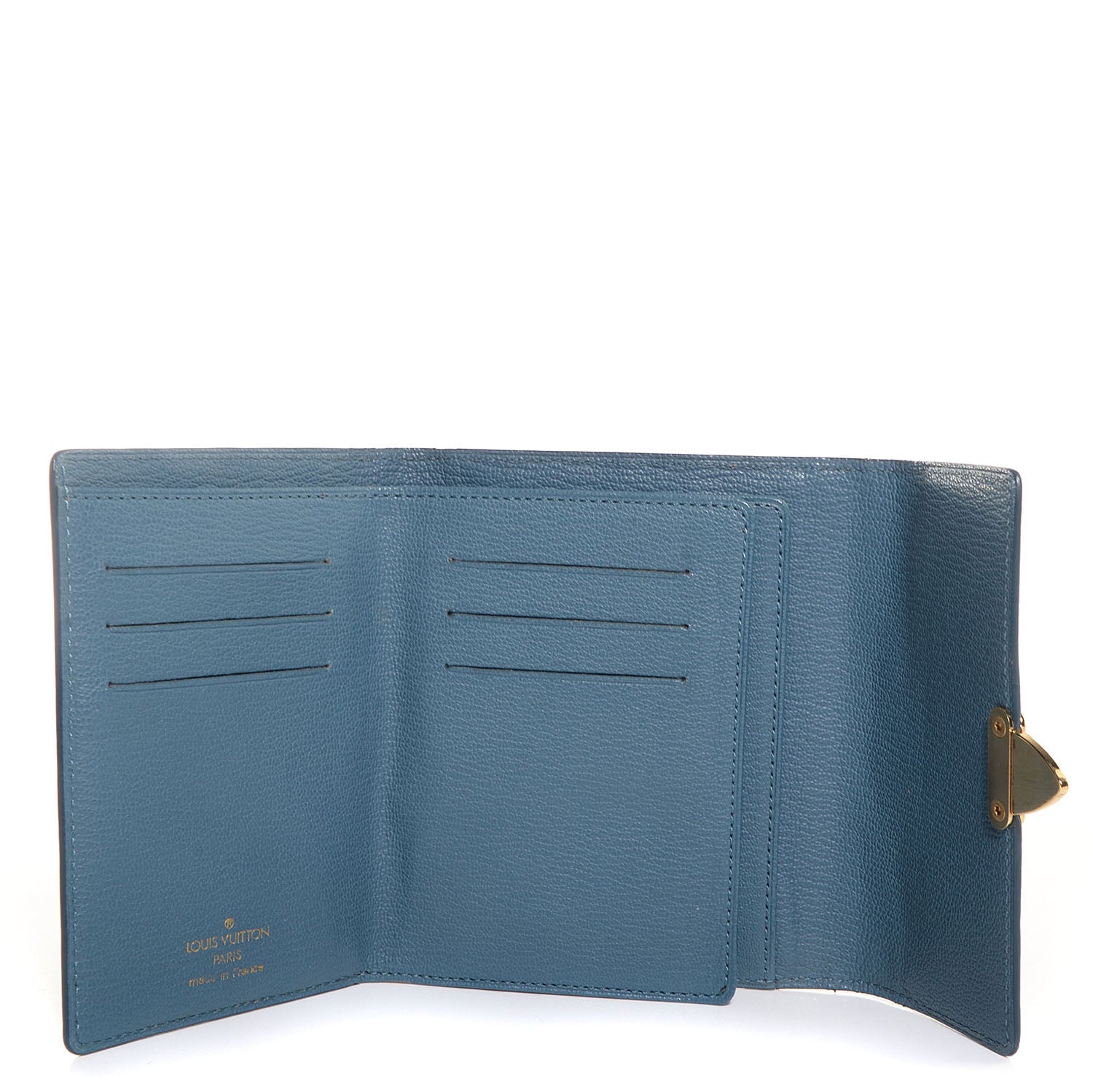 Louis Vuitton Alligator Koala Wallet Blue 6 of 8