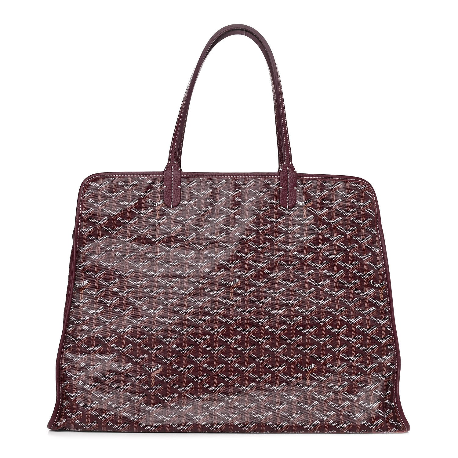 Goyard Goyardine Sac Hardy Pet Carrier PM Burgundy 1 of 10