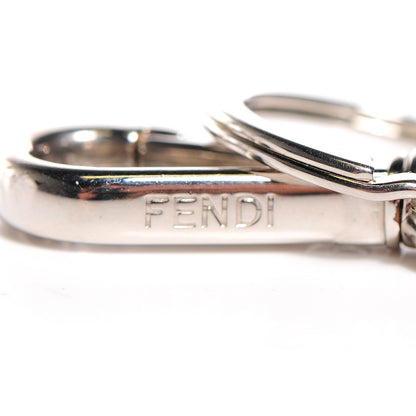 Fendi Calfskin Gator Charm Key Fob Black 4 of 6
