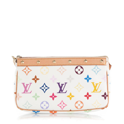 Louis Vuitton Monogram Multicolor Pochette Accessories White 1 of 7