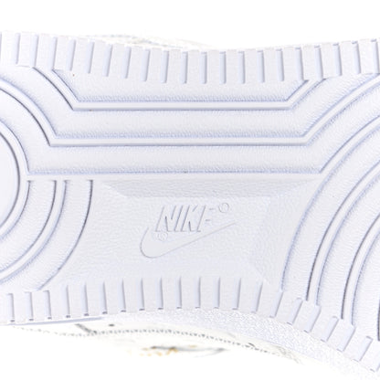 Louis Vuitton X NIKE AIR FORCE 1 Calfskin Monogram Mens Low Top Sneakers 7 White 6 of 10
