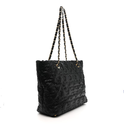 Chanel Caviar Wild Stitch Tote Black 2 of 9