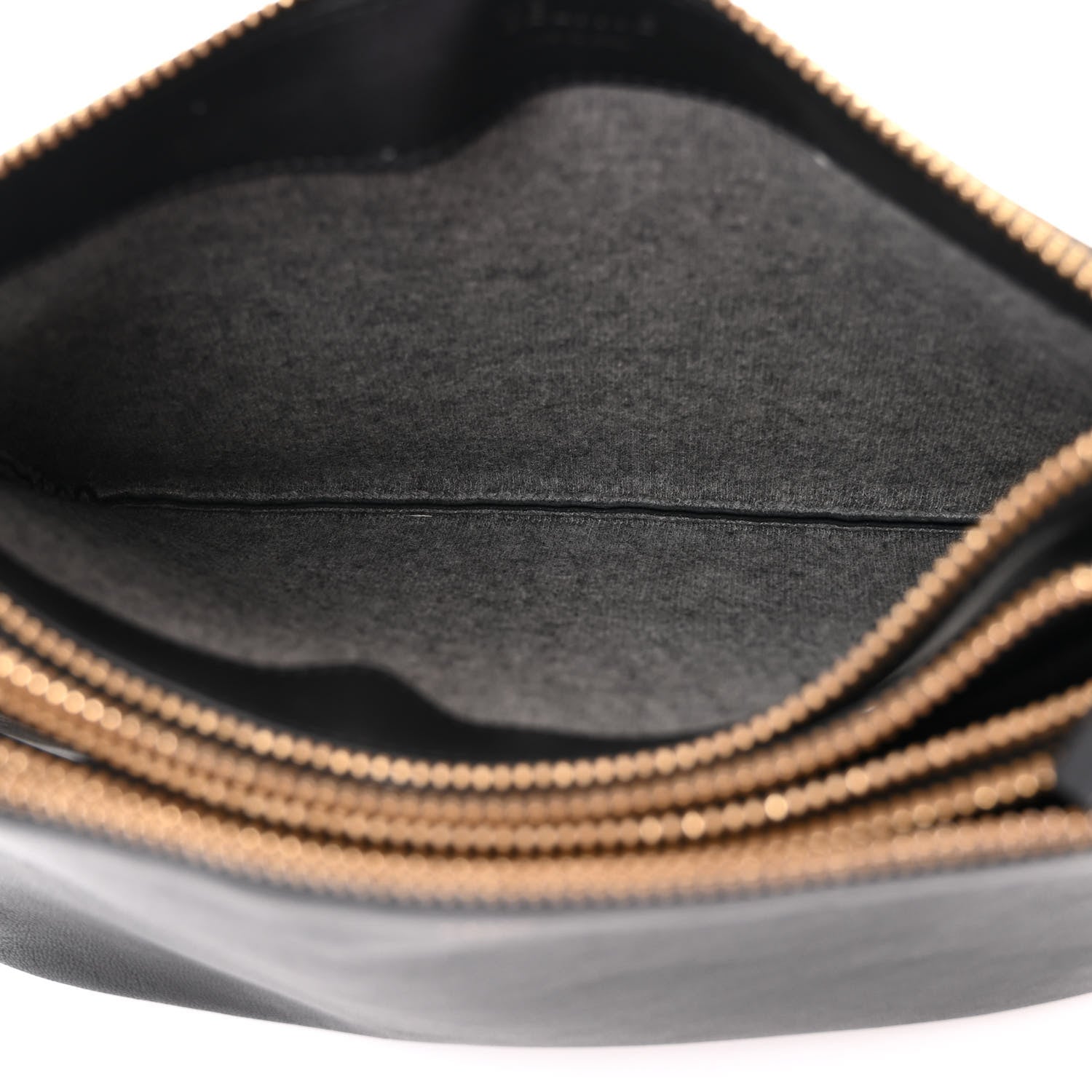 Celine Lambskin Small Trio Crossbody Bag Black 5 of 16