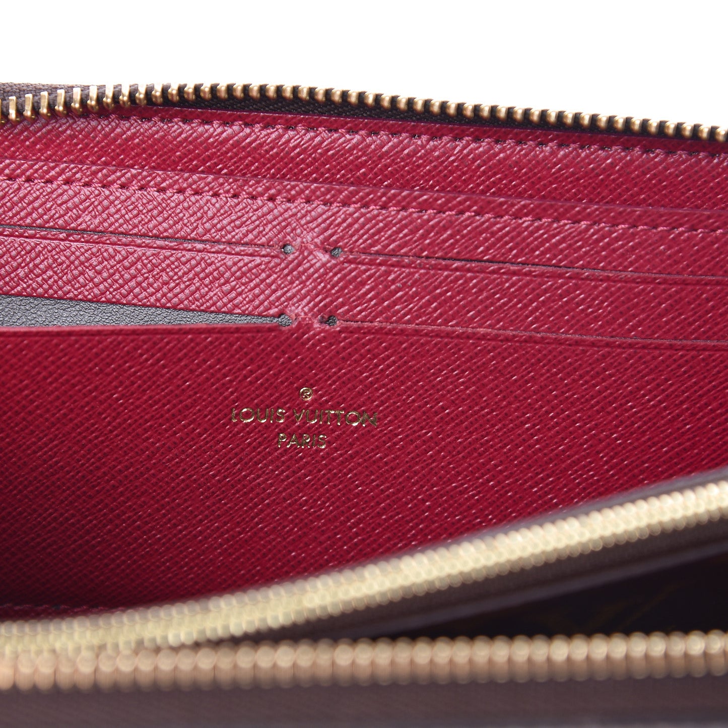 Monogram Clemence Wallet Fuchsia