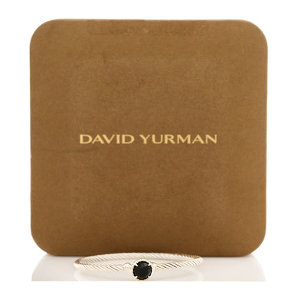 David Yurman Sterling Silver Black Onyx 3mm Chatelaine Bracelet 4 of 4