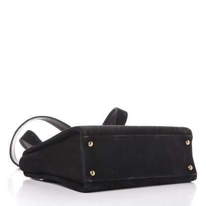 Chanel Iridescent Caviar Quilted Tote Black 4 of 9