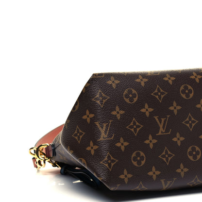 Louis Vuitton Monogram Beaubourg Hobo Mini Bordeaux Red Peach Safran Blue Jean Blue 7 of 10