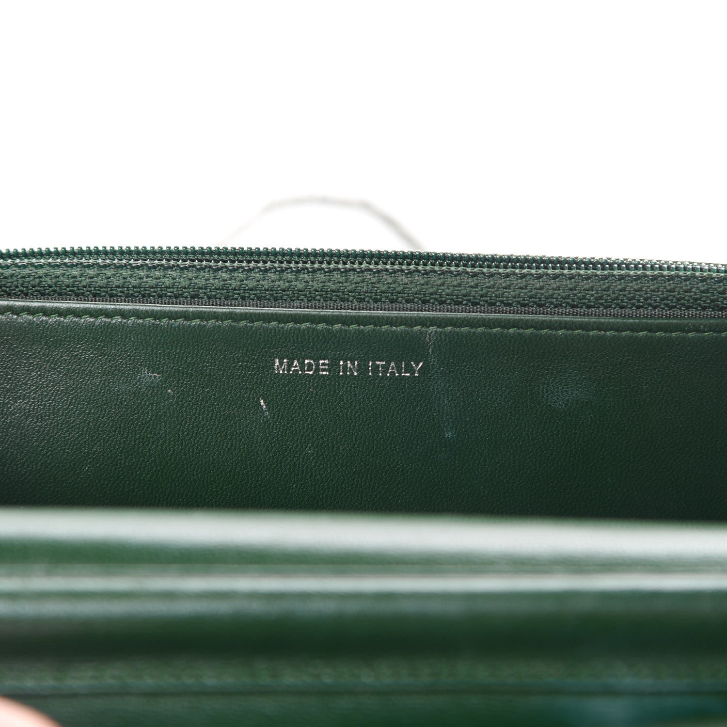 Chanel Lambskin Quilted Boy Wallet On Chain WOC Green 7 of 17