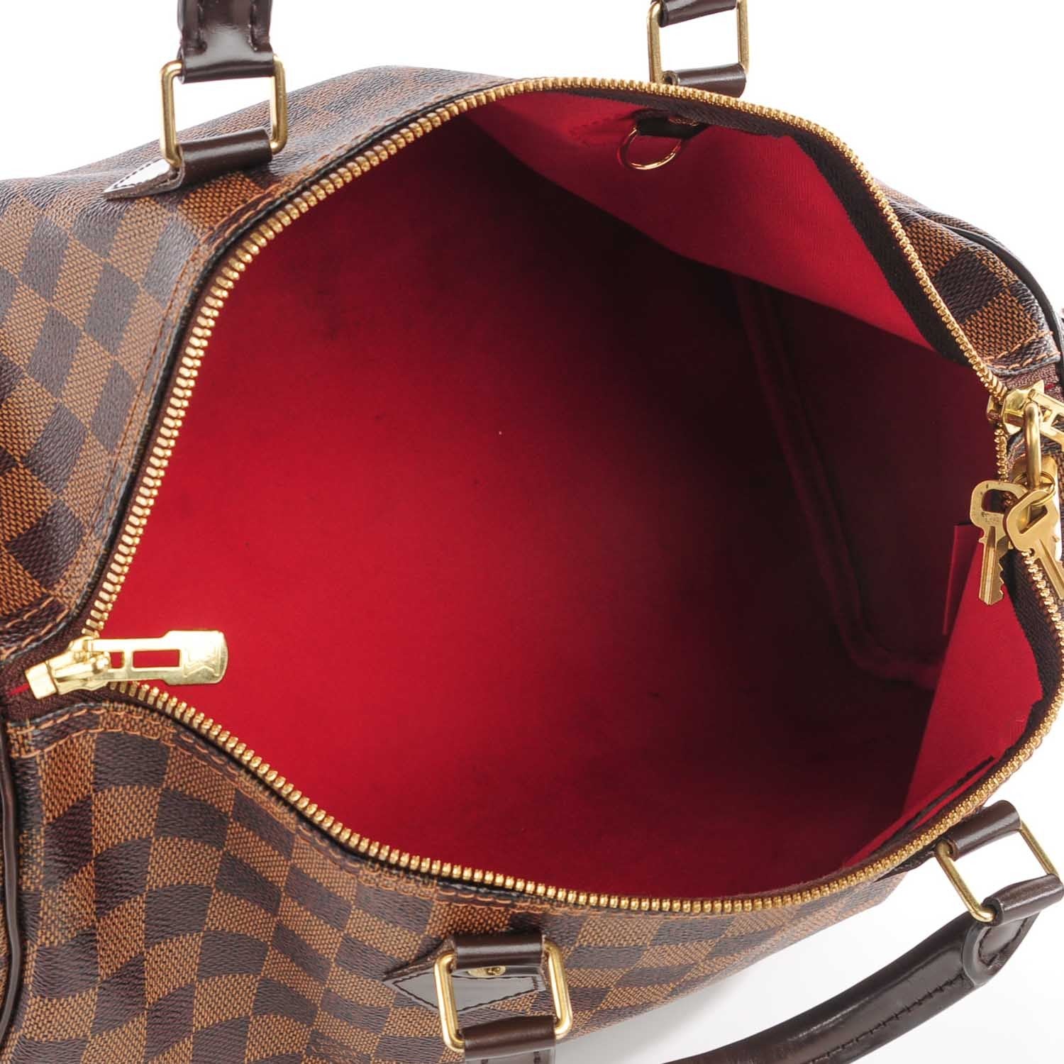 Louis Vuitton Damier Ebene Speedy Bandouliere 35 5 of 8