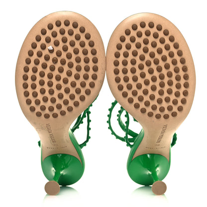 Bottega Veneta Nappa Lagoon Bubble 100mm Sandals 38 Grass 5 of 10