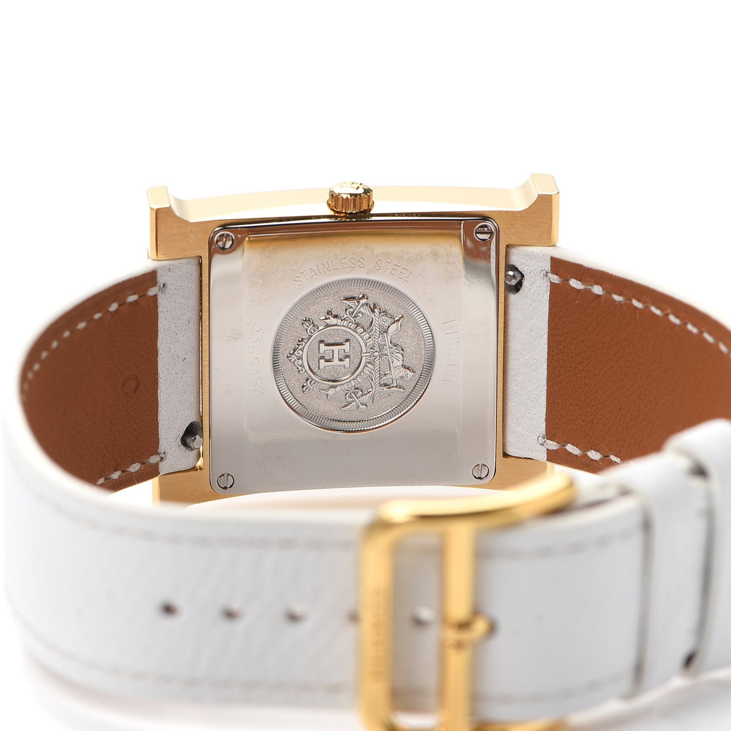 Stainless Steel Epsom 26mm Heure H Hour Quartz Watch Blanc
