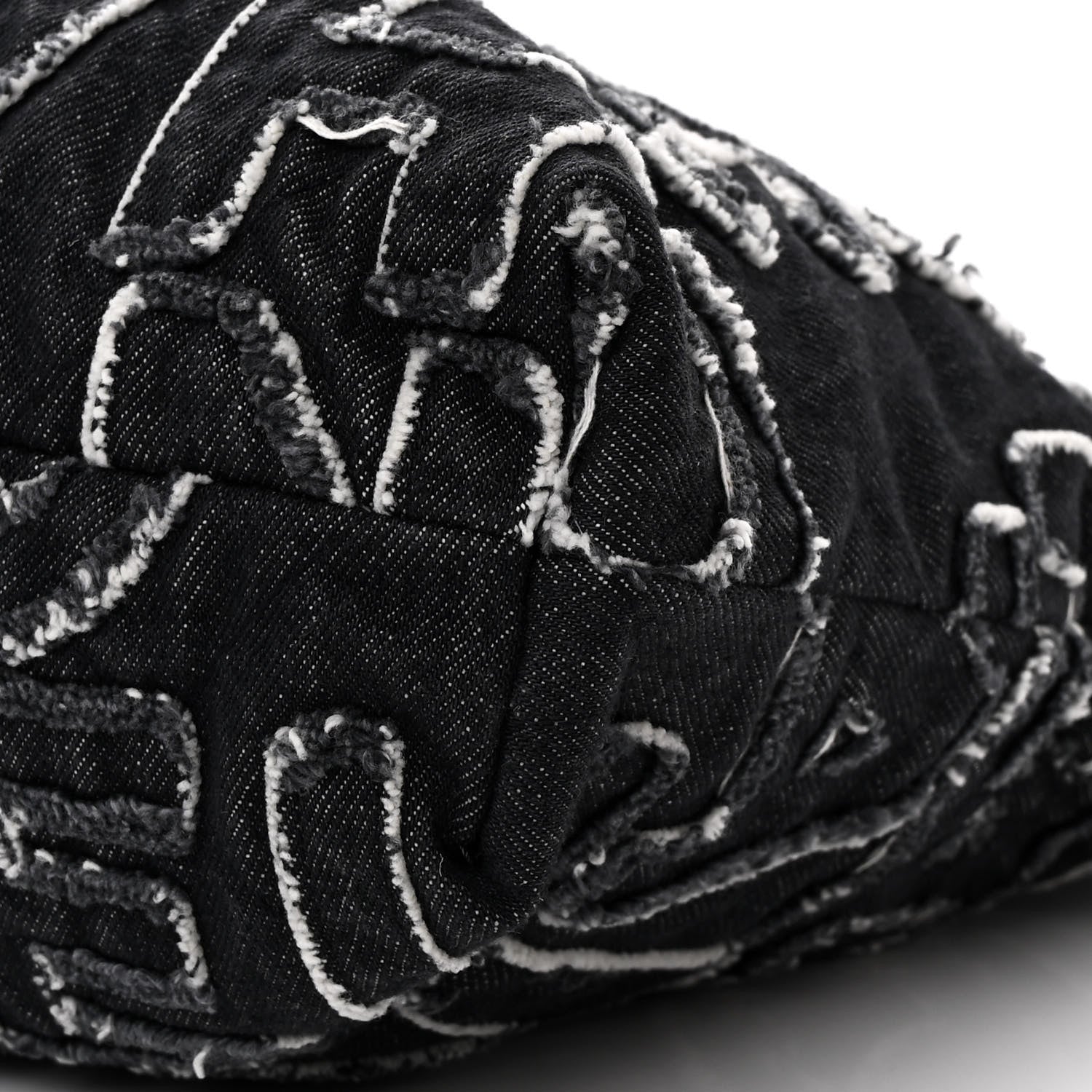 Chanel Denim Patchwork Quilted Chanel 22 Black 11 of 12