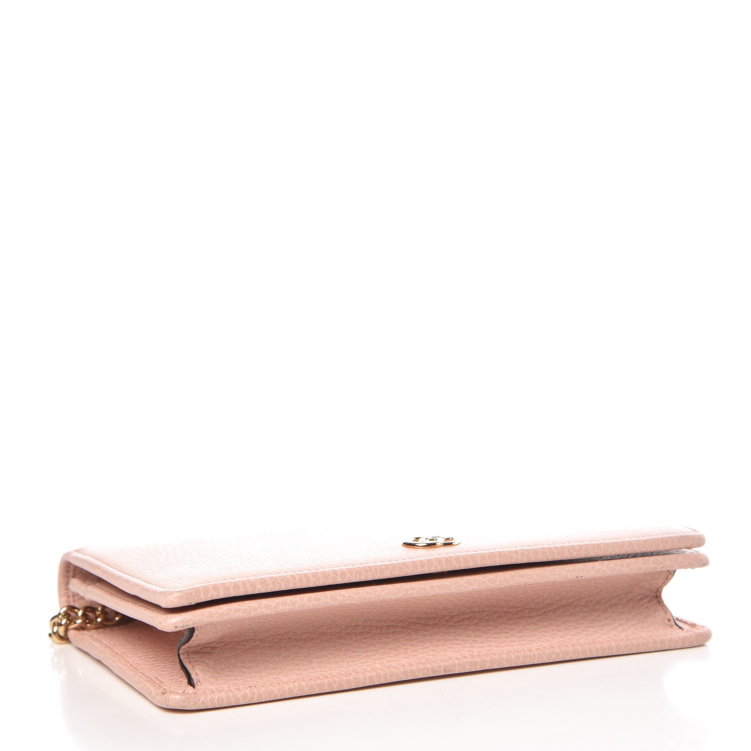 Gucci Dollar Calfskin Mini GG Marmont Chain Wallet Perfect Pink 4 of 15
