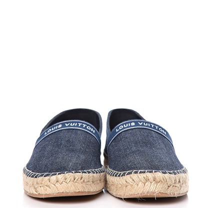 Louis Vuitton Denim Croisiere Espadrille 37.5 Marine 2 of 8