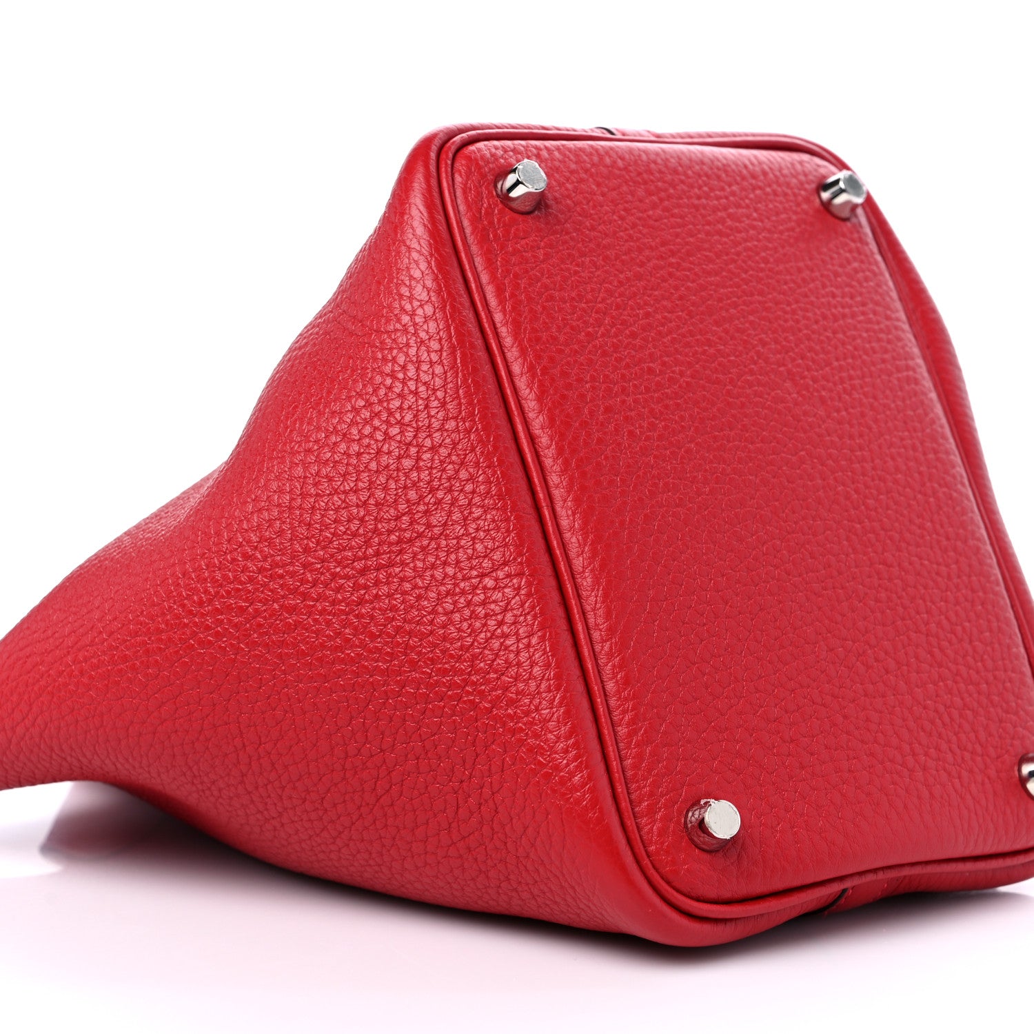 Hermes Taurillon Clemence Picotin Lock 18 PM Rouge Casaque 8 of 10