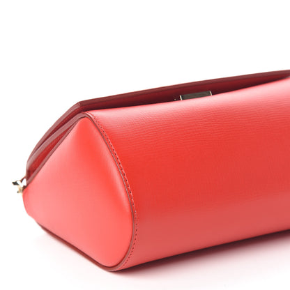 Givenchy Textured Calfskin Mini Pandora Box Chain Crossbody Bag Medium Red 8 of 13