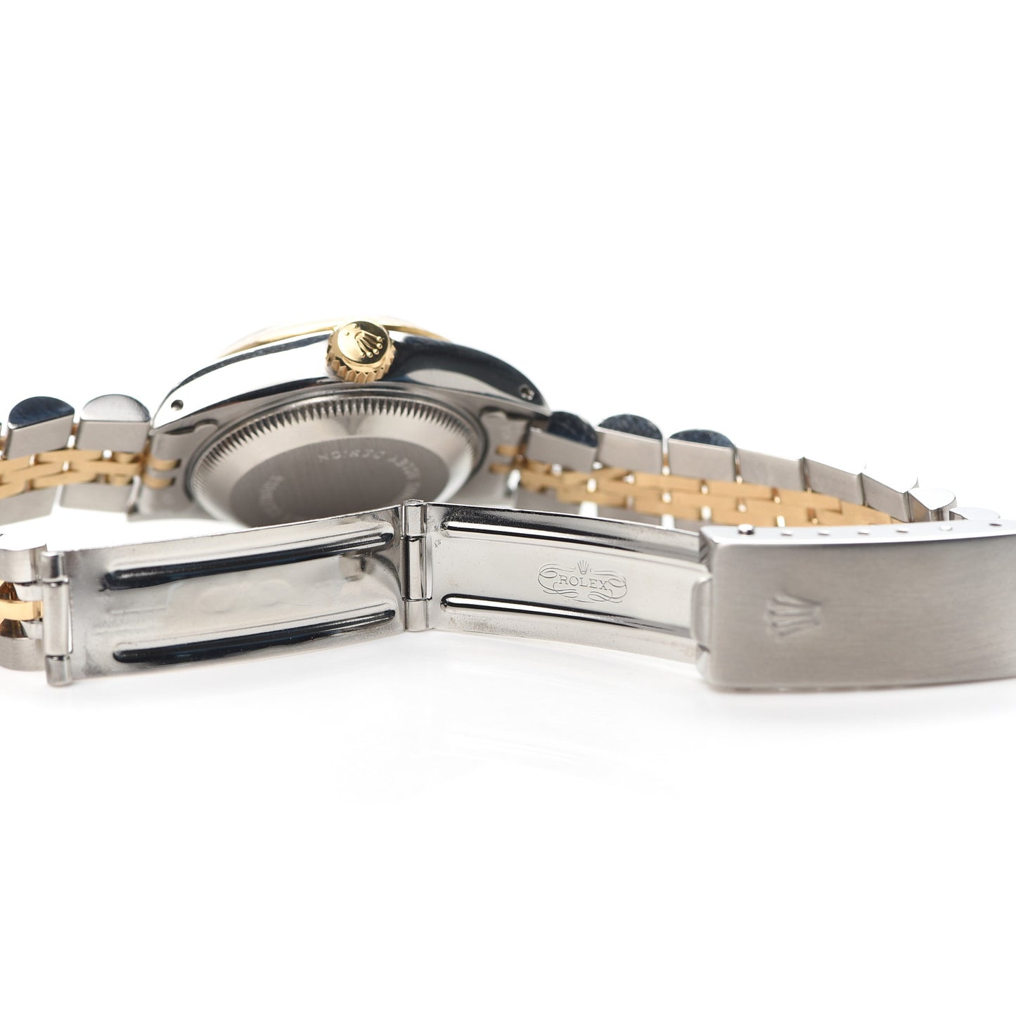 Stainless Steel 18K Yellow Gold 26mm Oyster Perpetual Datejust Watch Champagne 69173