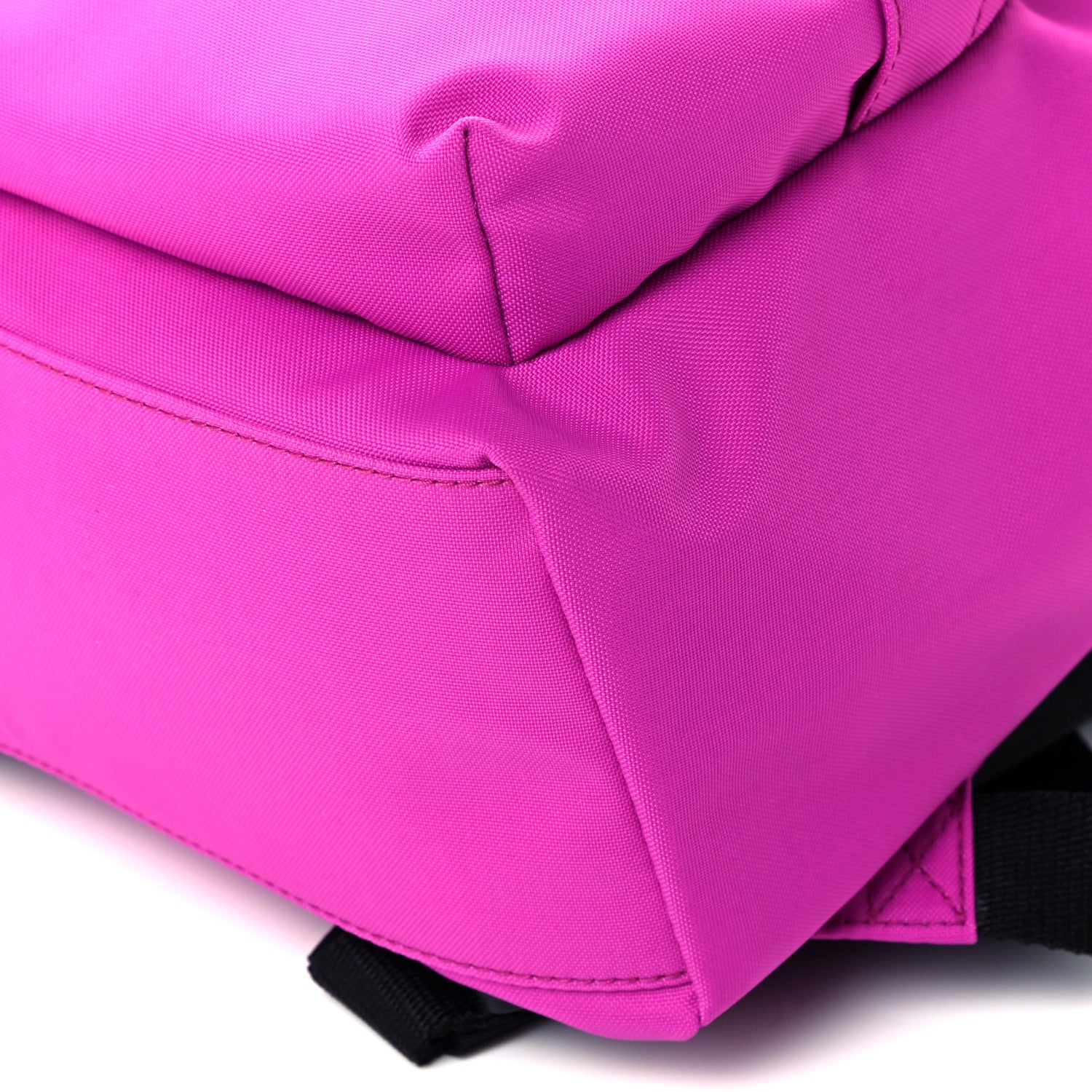 Balenciaga Sport Nylon Logo Embroidered S Wheel Backpack Fuchsia Black 11 of 11