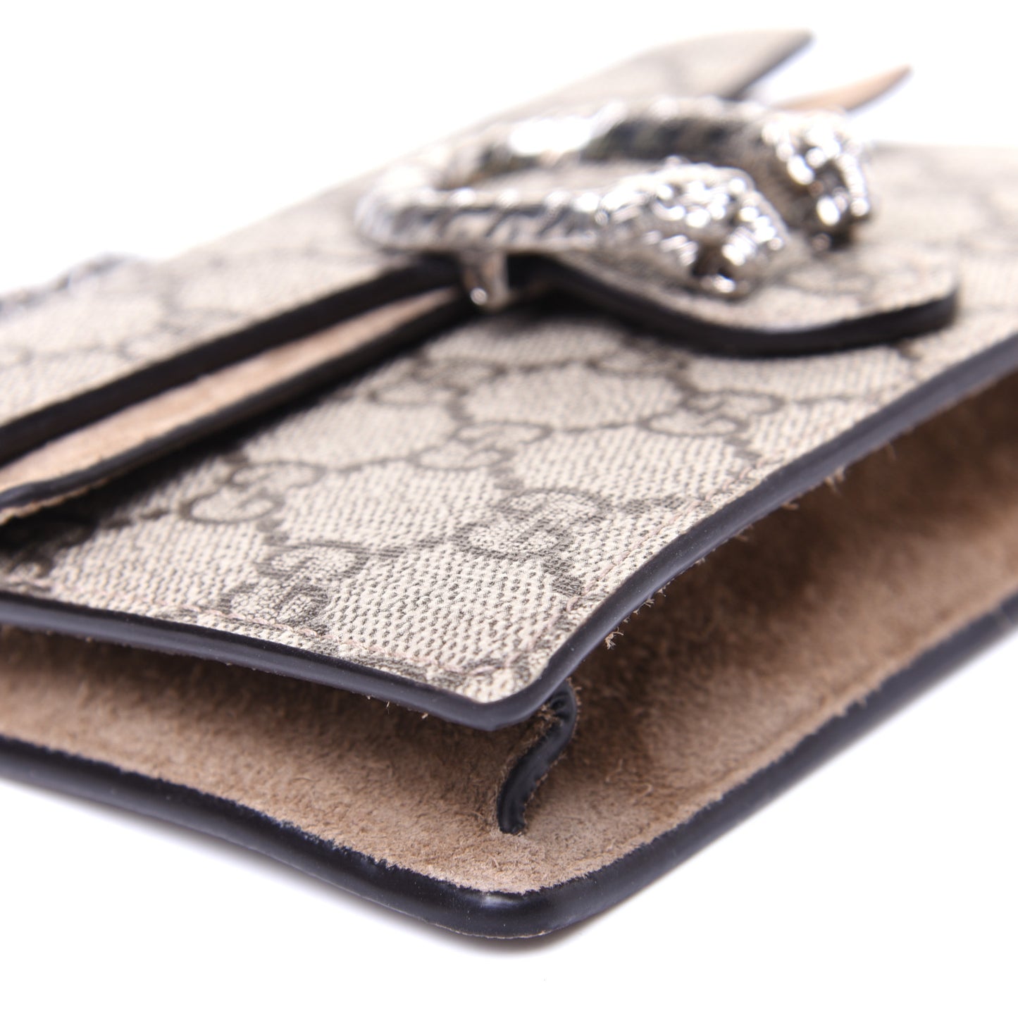 GG Supreme Monogram Super Mini Dionysus Shoulder Bag Taupe
