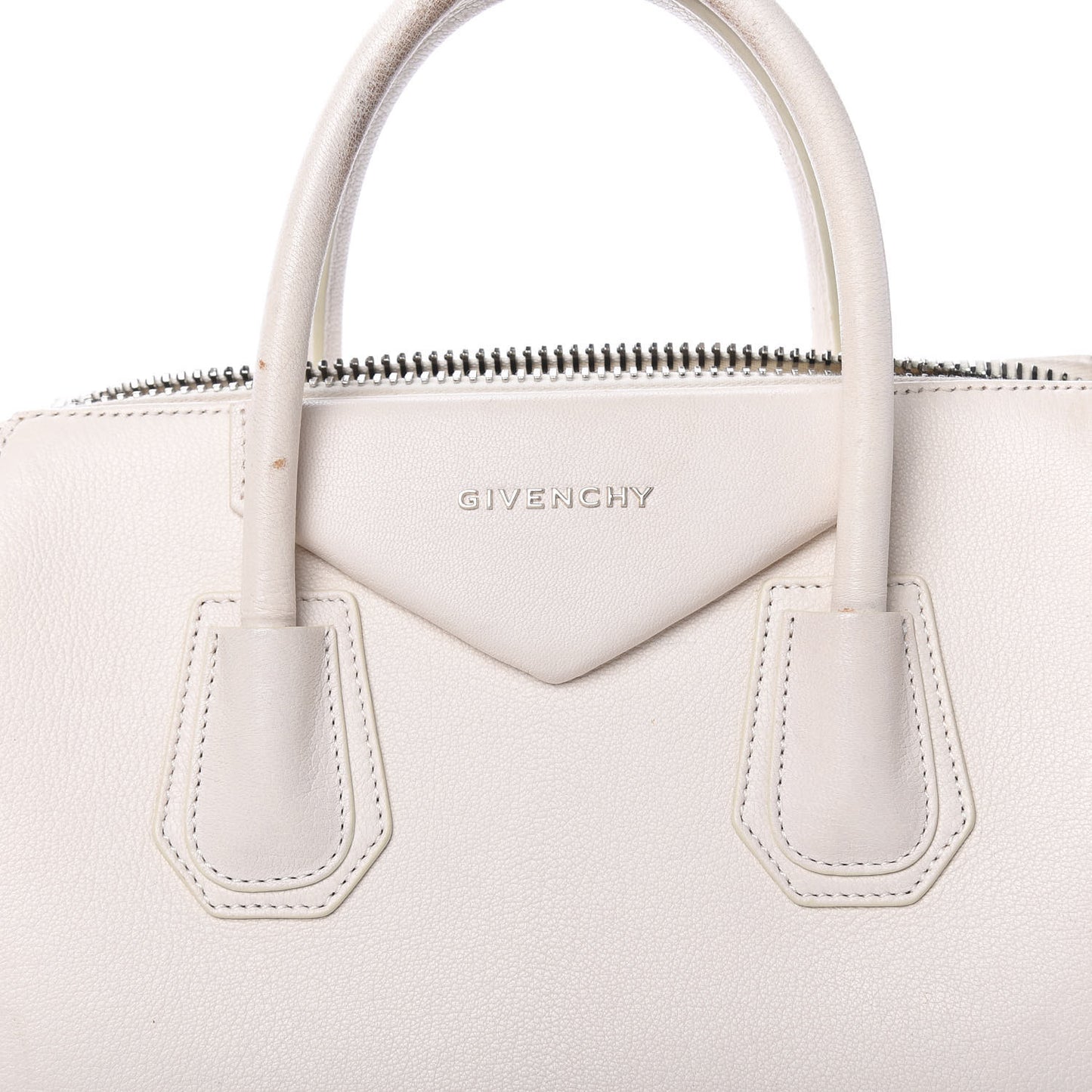 Sugar Goatskin Medium Antigona Ivory
