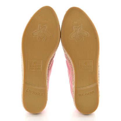 Gucci Nappa Matelasse GG Marmont Espadrilles Wild Rose 5 of 10