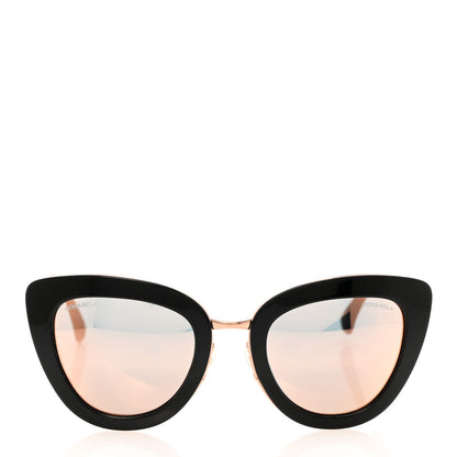 Chanel Cat Eye Quilted Sunglasses 5368 Black Pink 2 of 8