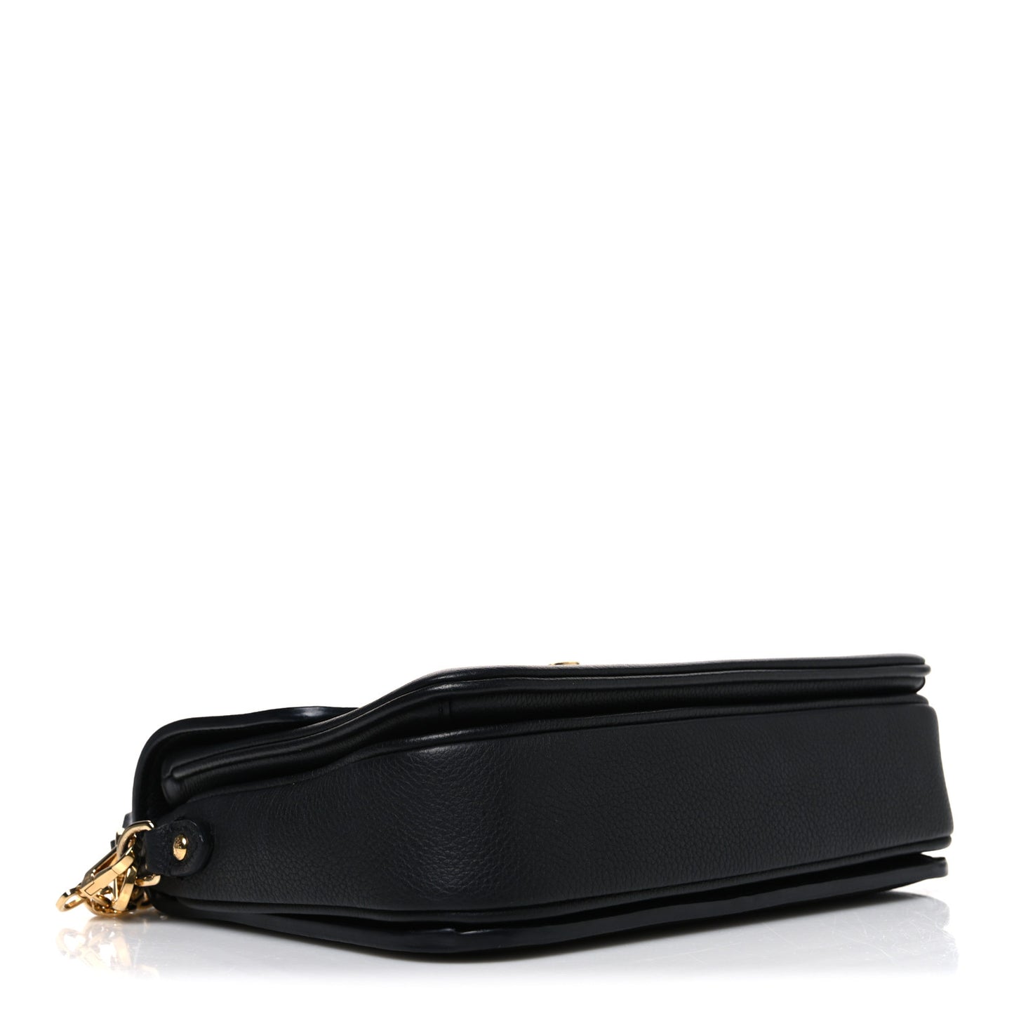 Grained Calfskin Lockme Oxford Black